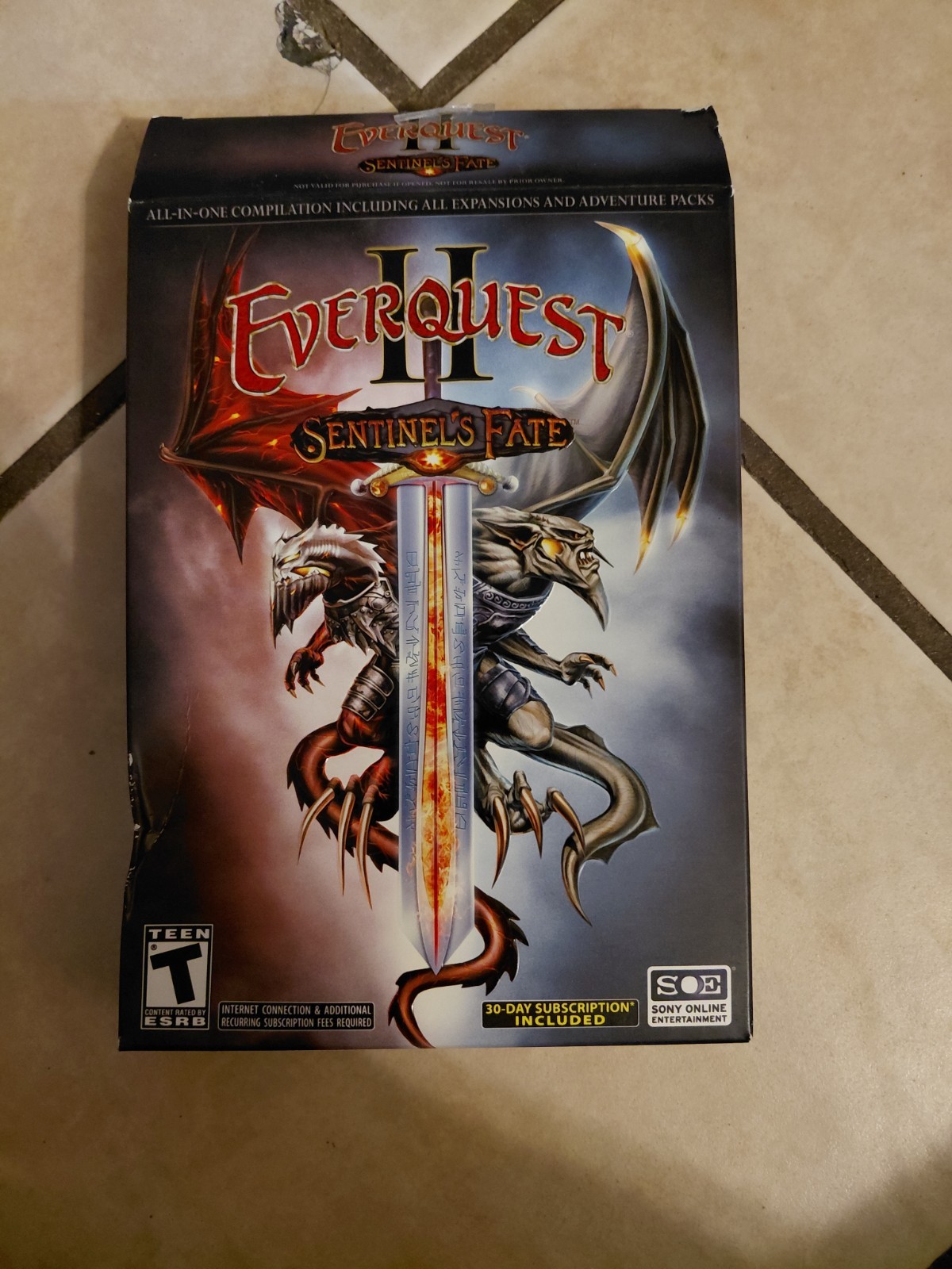 Video Game PC Everquest II Sentinel’s Fate