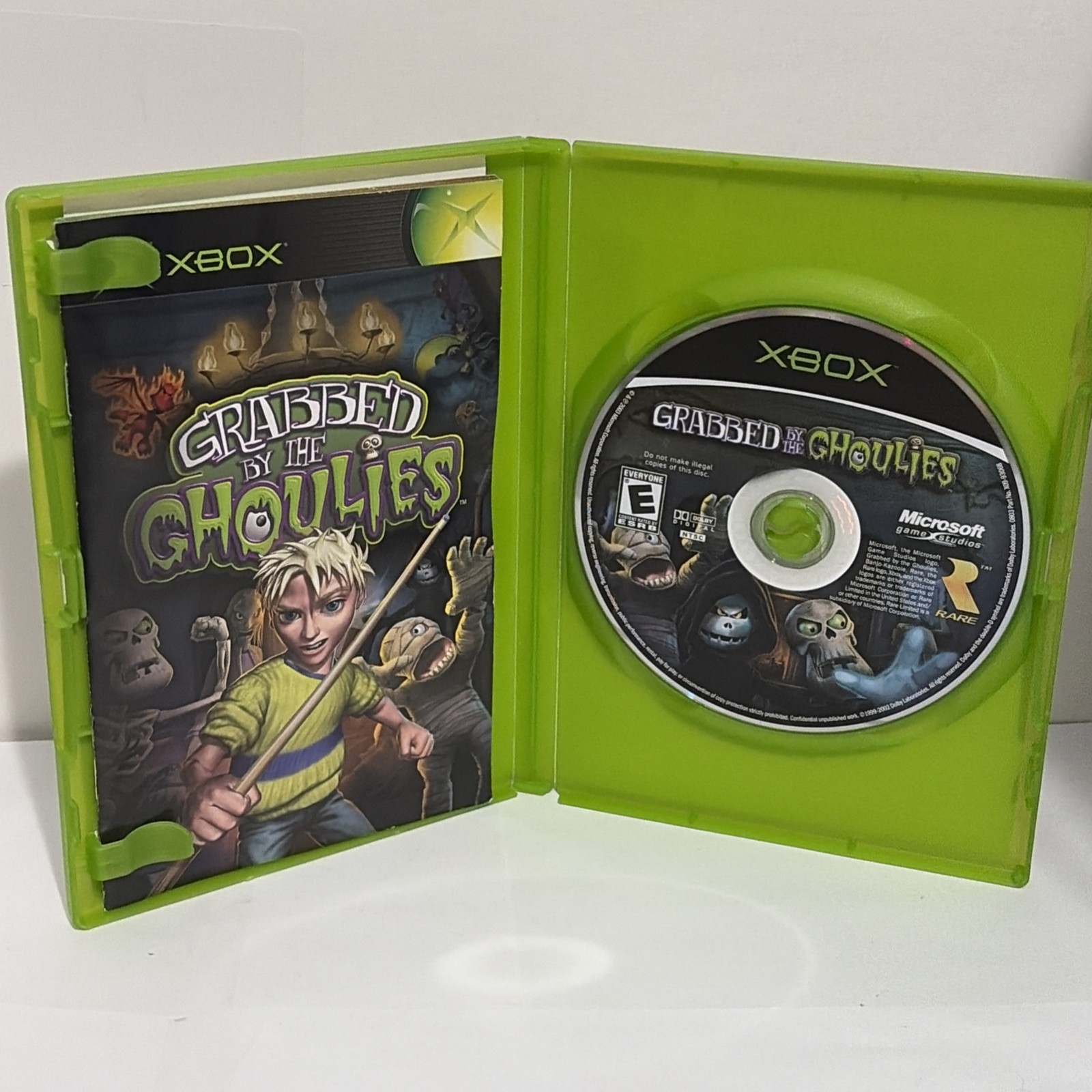 Grabbed by the Ghoulies (Microsoft Xbox, 2003) CIB Complete Tested Works