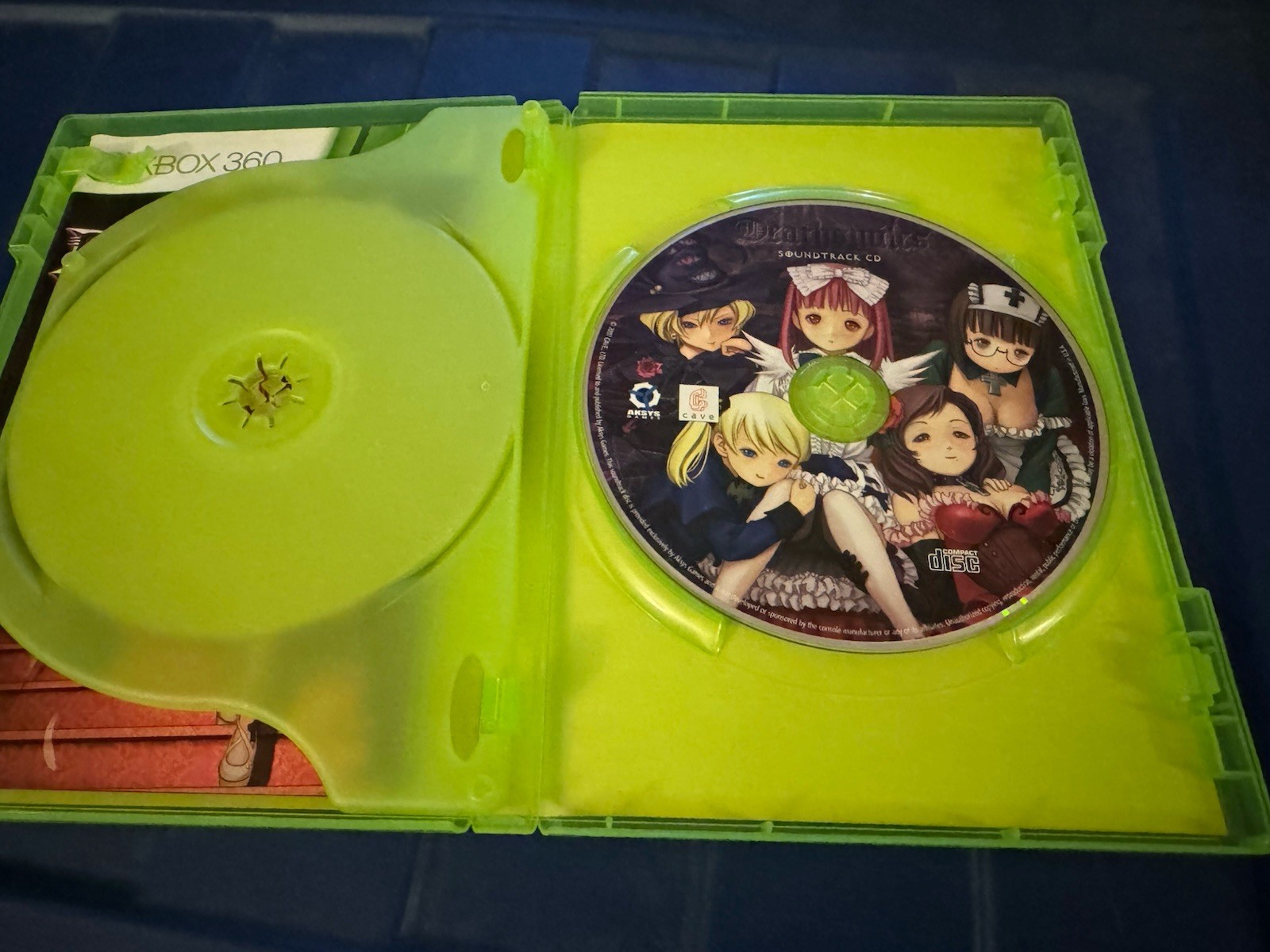 Deathsmiles Xbox 360 Manual Dual Disc