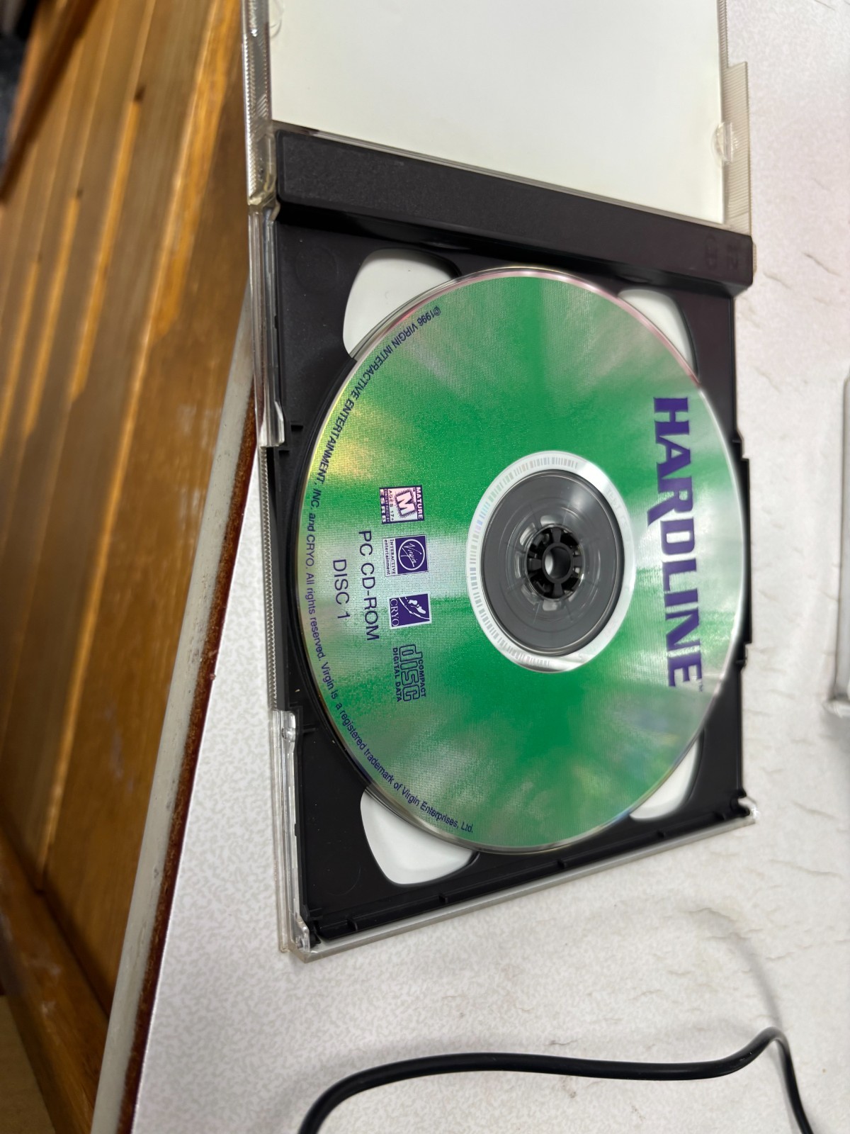 PC CD-ROM Game Hardline 2 Disc Set 1996 Untested AS-IS