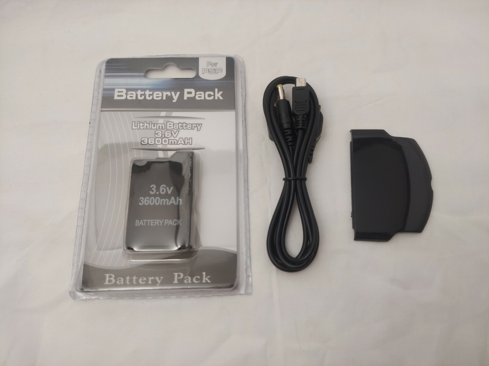 Sony PSP Revival Kit 3600mAh Battery, Charger & Cover for 2000 2001 3000 3001