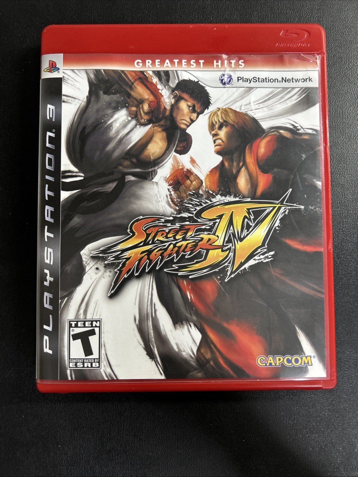 Street Fighter IV (2009 PS3) Greatest Hits COMPLETE IN BOX LIGHTLY USED