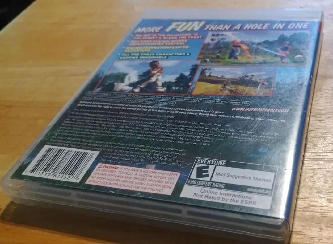 Hot Shots Golf: Out of Bounds | Playstation 3 PS3 Game | Disc + Manual + Case