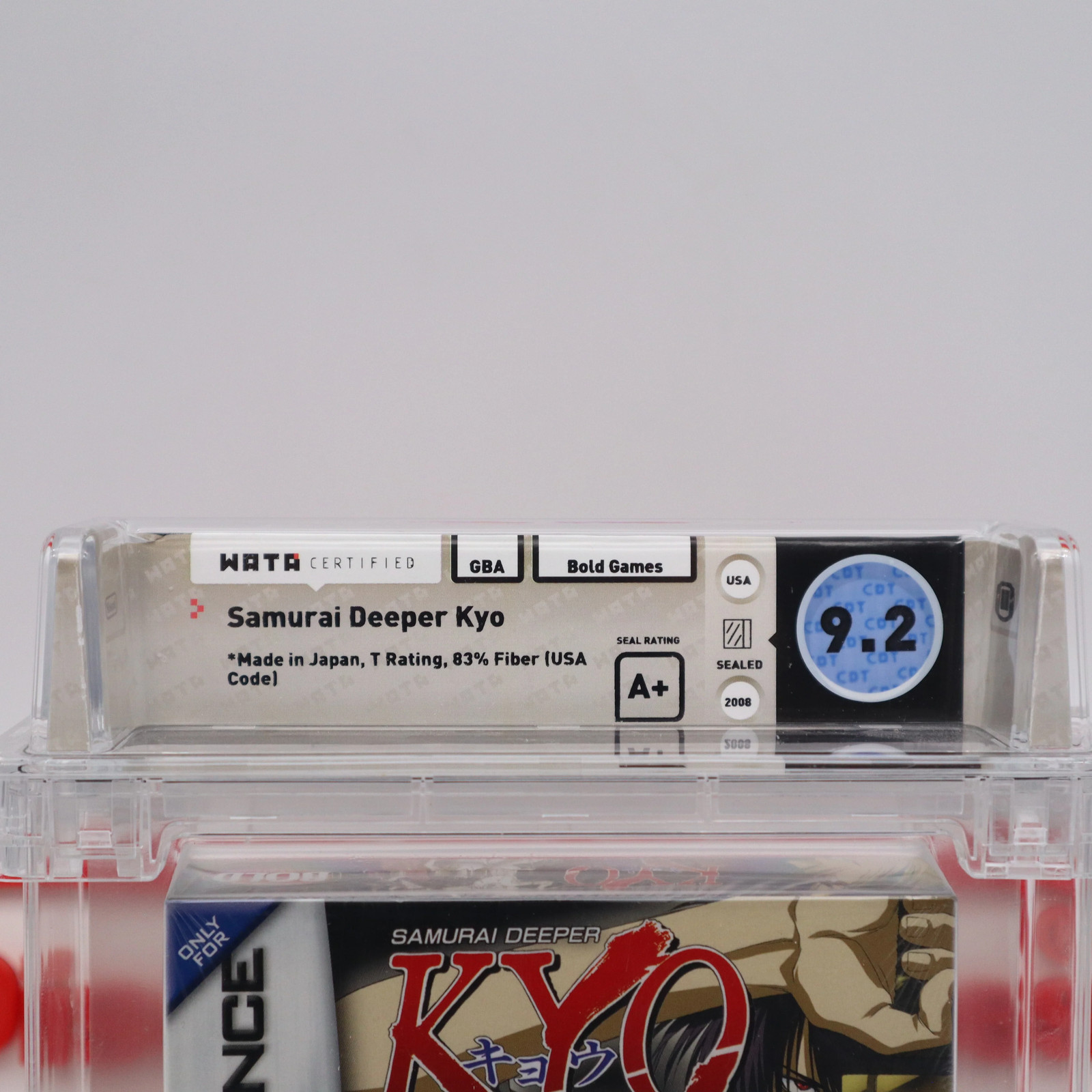 Game Boy Advance GBA SAMURAI DEEPER KYO – WATA GRADED 9.2 A+ NEW Factory Sealed!