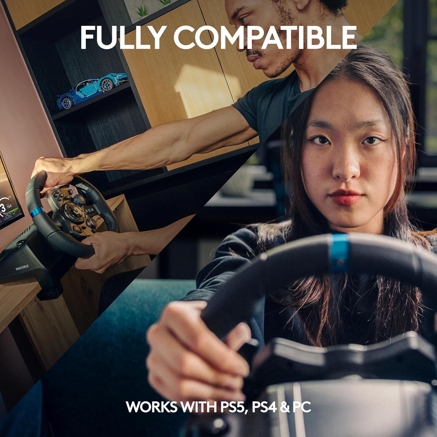 Logitech G923 Racing Wheel and Pedals for PS 5, PS4 and PC