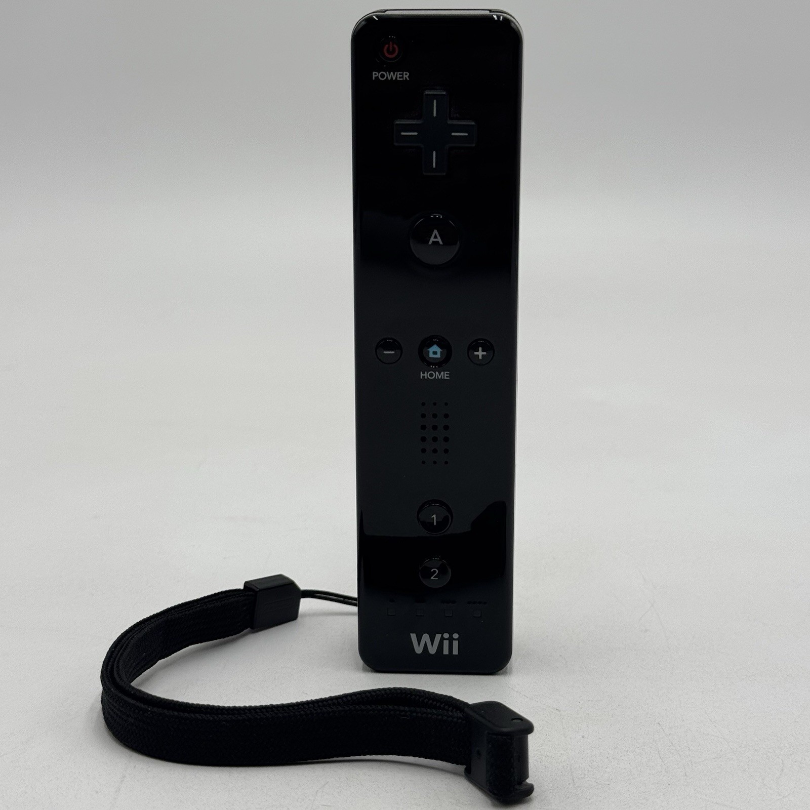 Nintendo Wii Motion Plus Remote W/ Sleeve Controller Black RVL-036 OEM •Tested