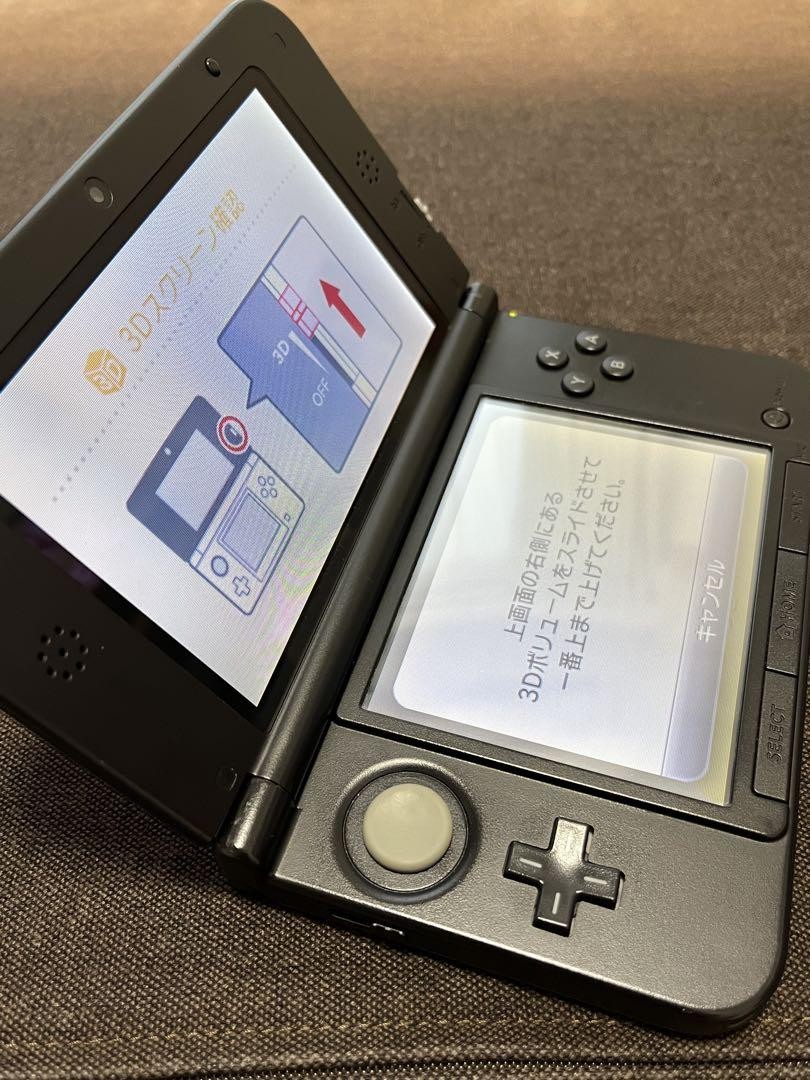Nintendo 3DS LL Red x Black Body s0618m