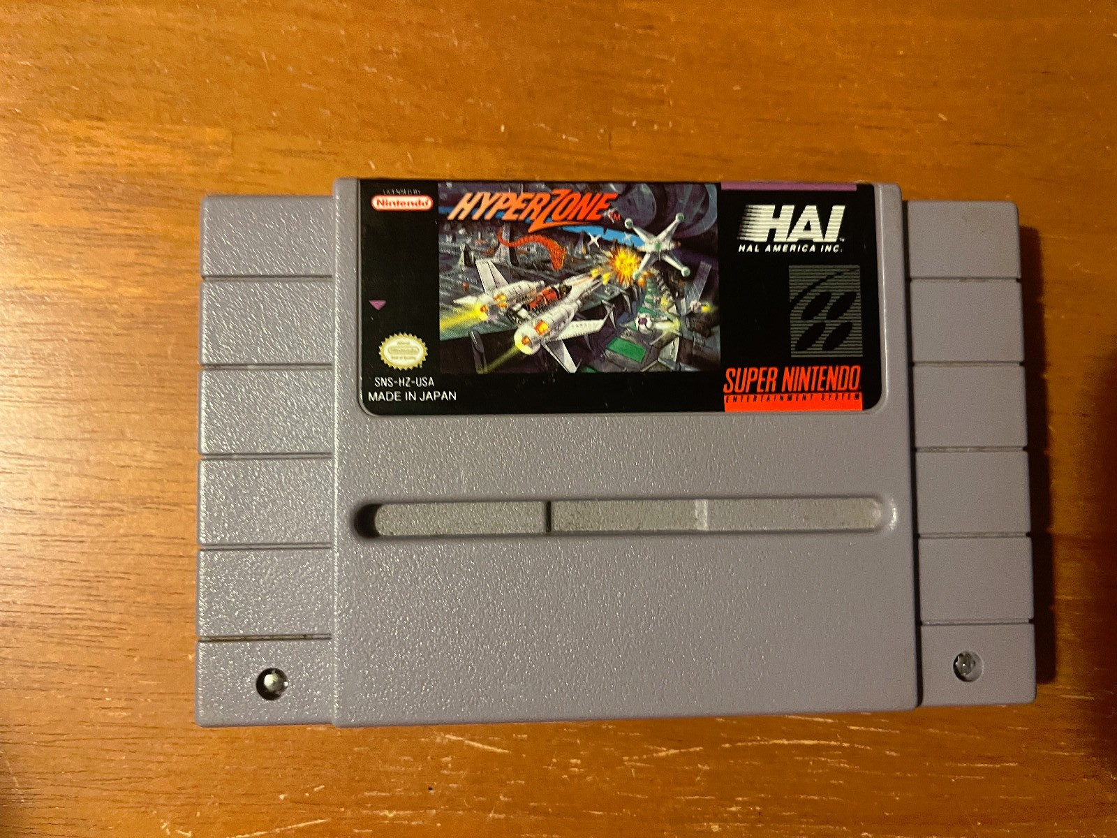 HyperZone (Super Nintendo Entertainment System, 1991) — HYPER ZONE for SNES