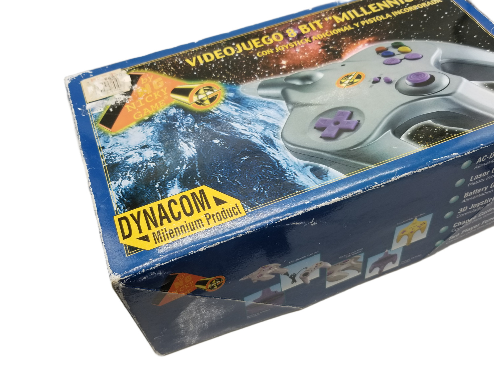 Vintage Dynacom 8-Bit Millennium Console Top Gun System Boxed w/ Manual Rare
