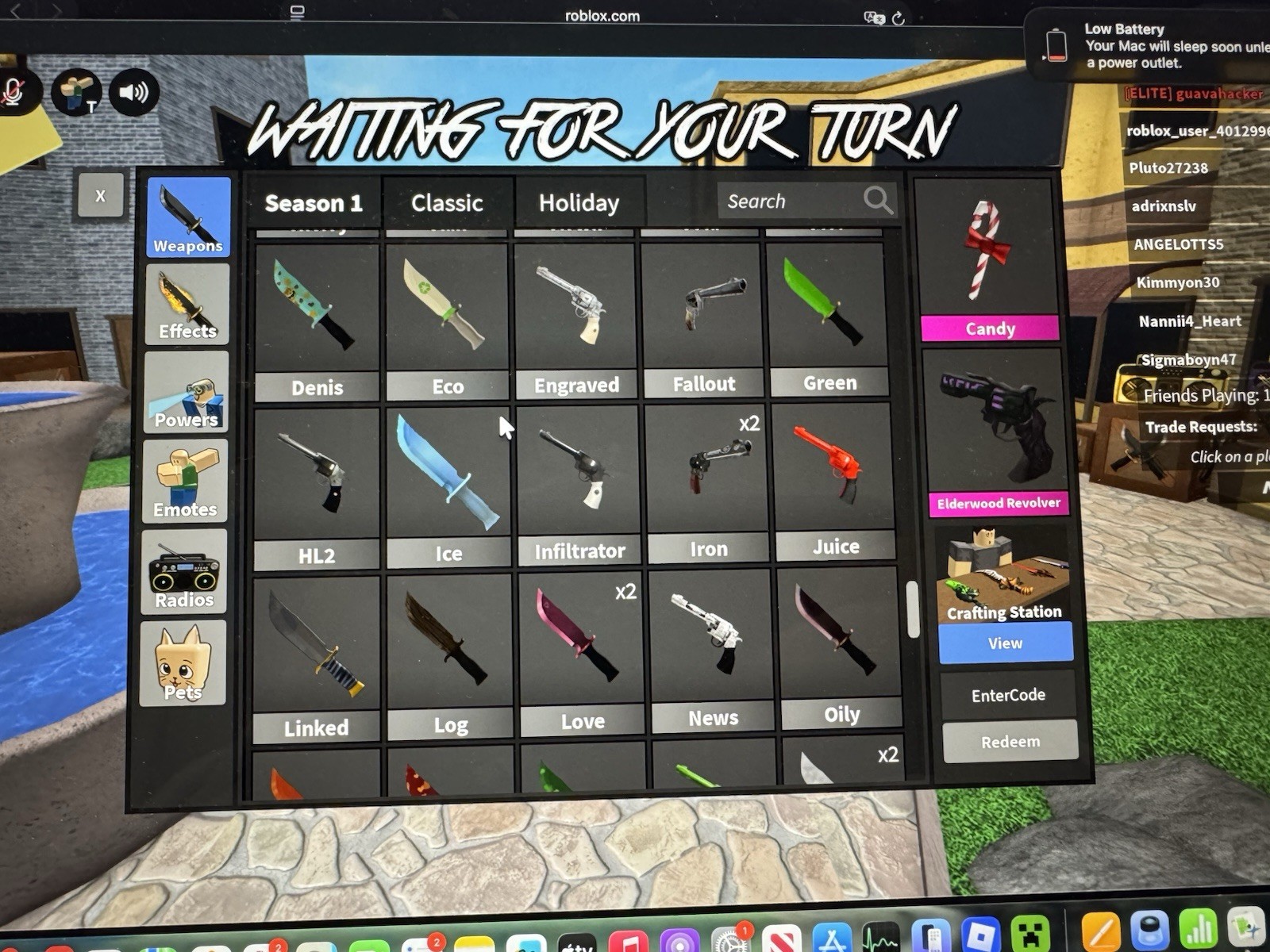 Roblox MM2 Murder Mystery 2 Items, COLLECTIBLES and GODLIES