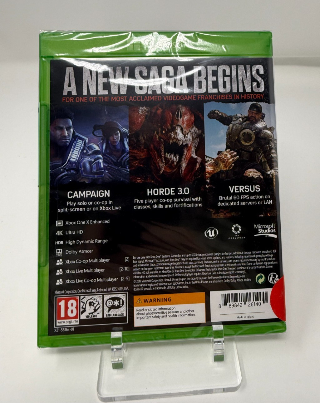 Gears of War 4 Xbox One New Sealed