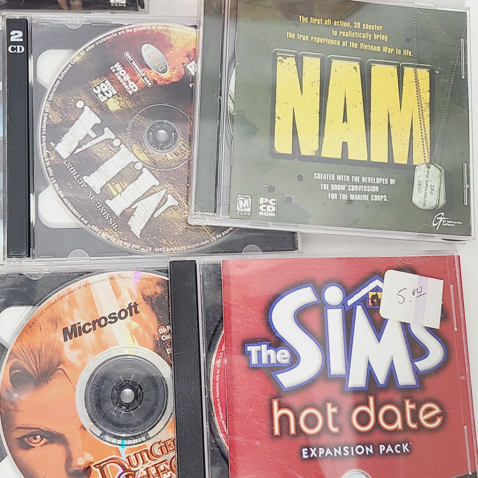 Vintage PC Lot of Computer Games & Sofeware CD-ROM DVD Windows 95/98