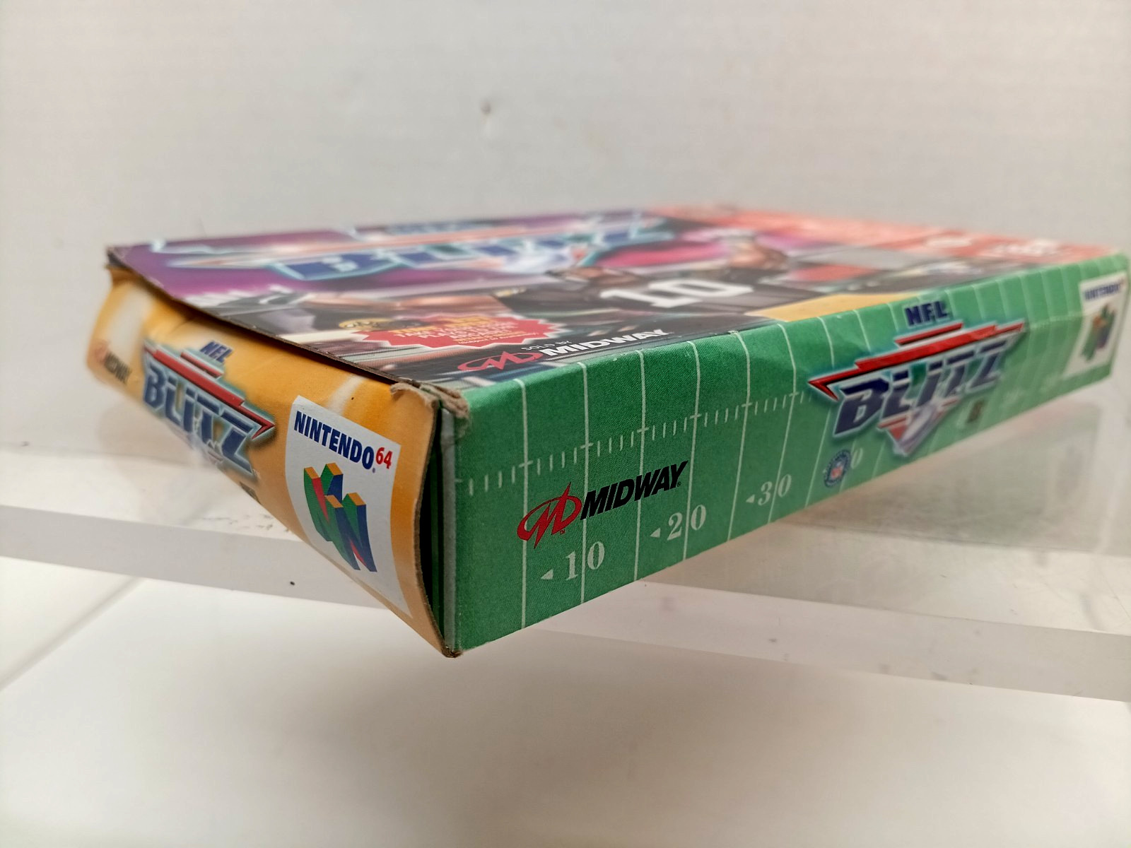 NFL Blitz (Nintendo 64, 1997) Game-Box & Manual TESTED WORKS SEE PICS