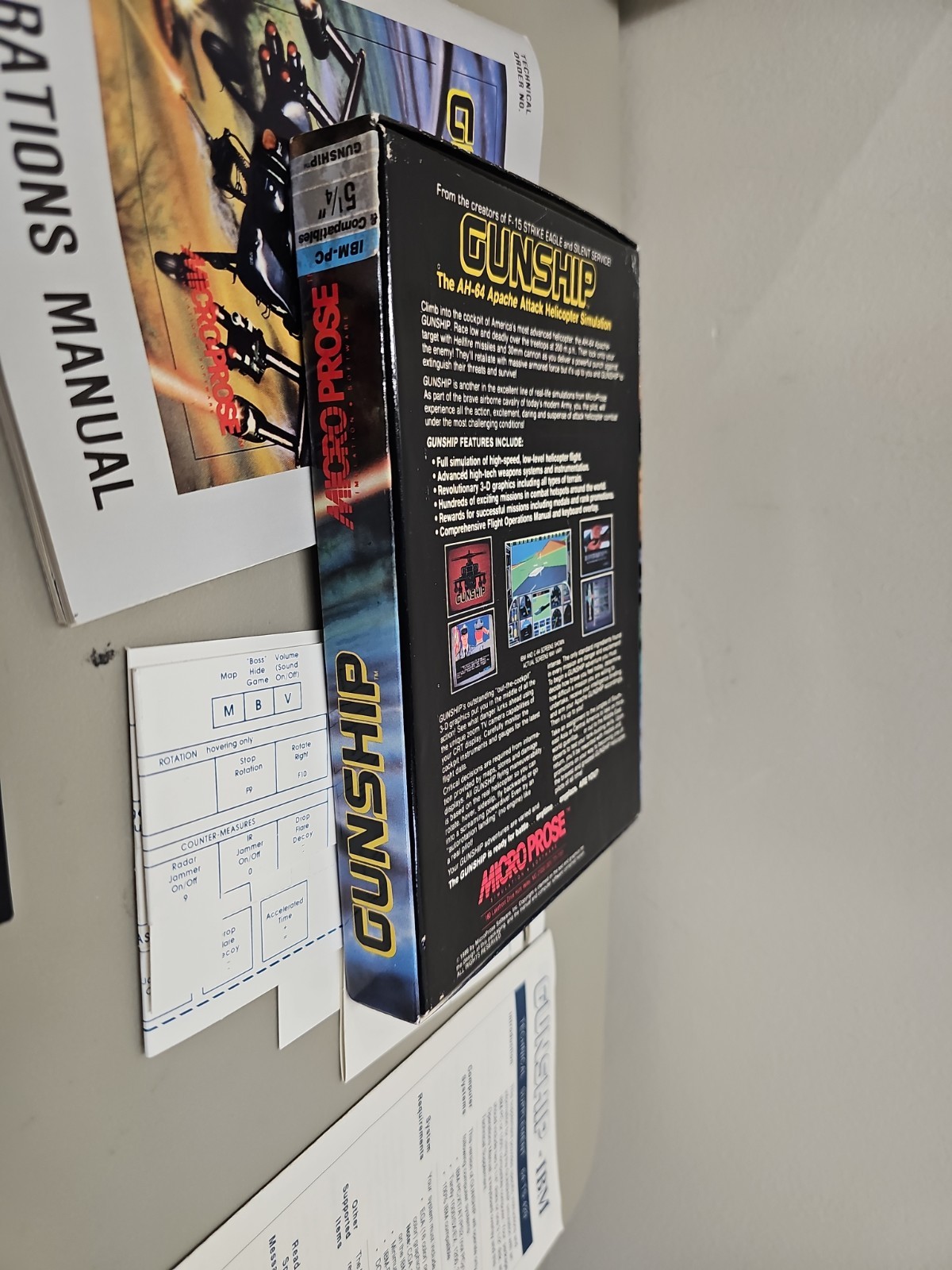 Gunship Attack Helicopter (1986) Micro Prose IBM PC