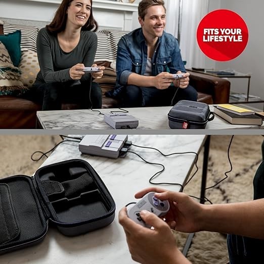Nintendo Licensed Classic Edition NES & SNES Case – Protective Hard Shell Deluxe