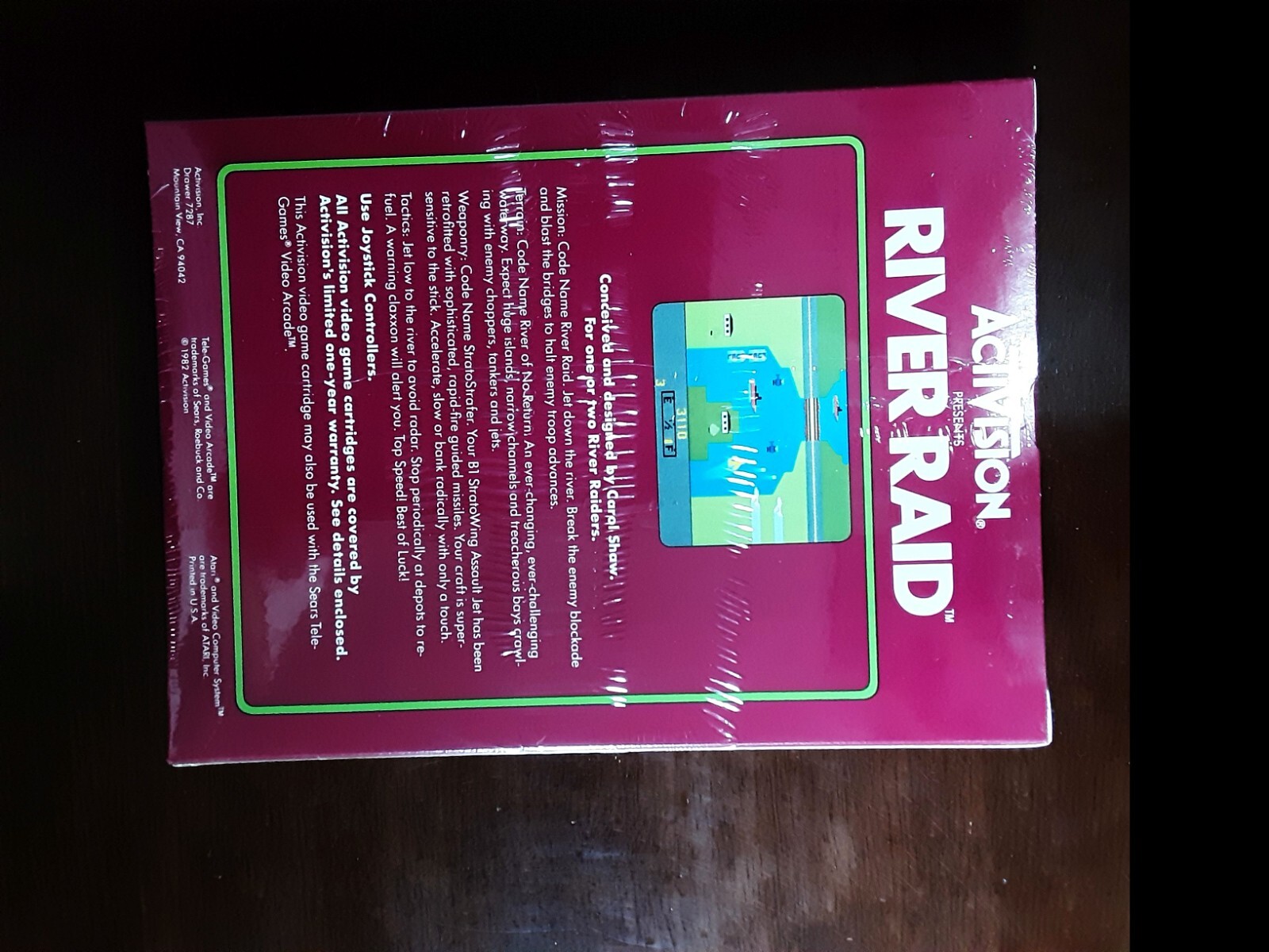 RIVER RAID NIB (New Factory Sealed) 1982 Activision Atari 2600