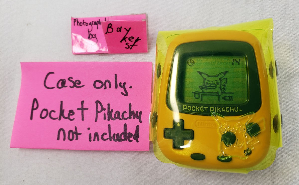 Pocket Pikachu Yellow Carrying Case Pouch for Virtual Pet LCD Pedometer Game 98
