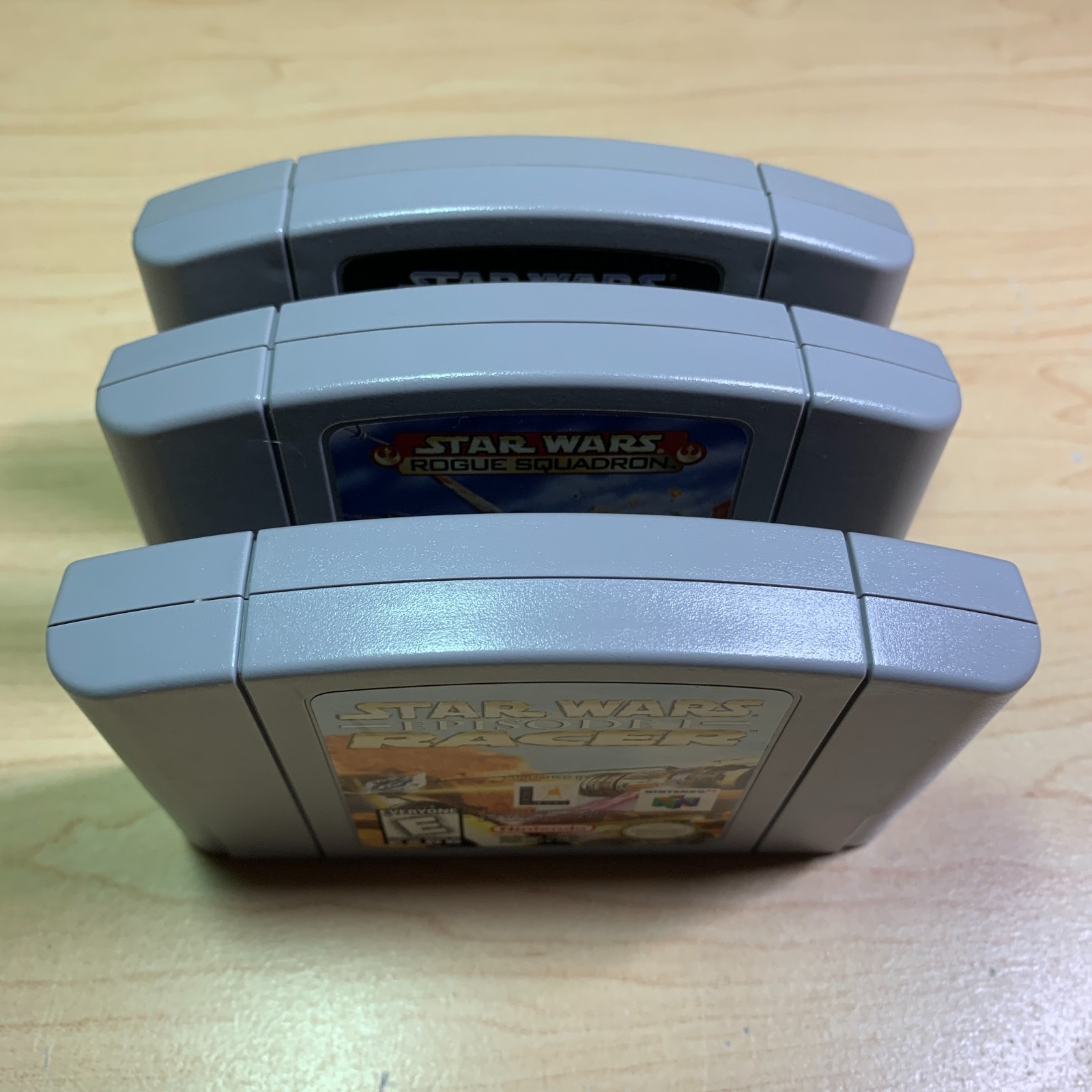 Nintendo N64 Lot Star Wars Shadows of the Empire Episode 1 Racer Rogue Squadron