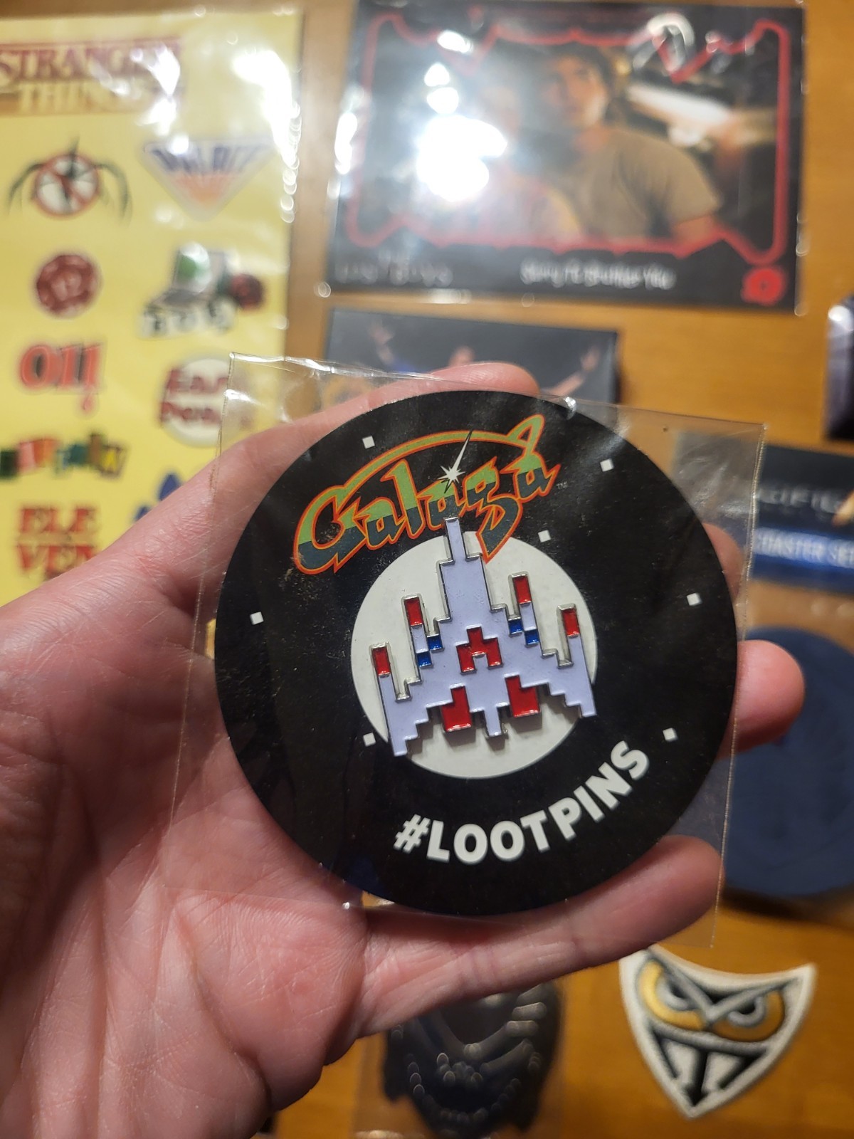LOT Promo Items Loot Crate Pins Coaster T2 Lost Boys Stranger Things + READ