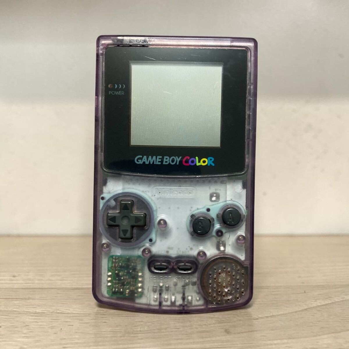 Nintendo Game Boy Color Handheld Console Clear Purple