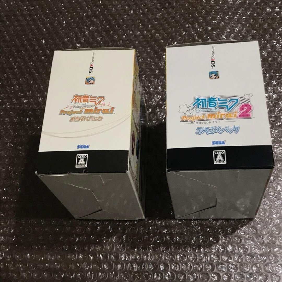 Nintendo 3DS Hatsune Miku Project mirai 1 & 2 Limited Edition 2 set game