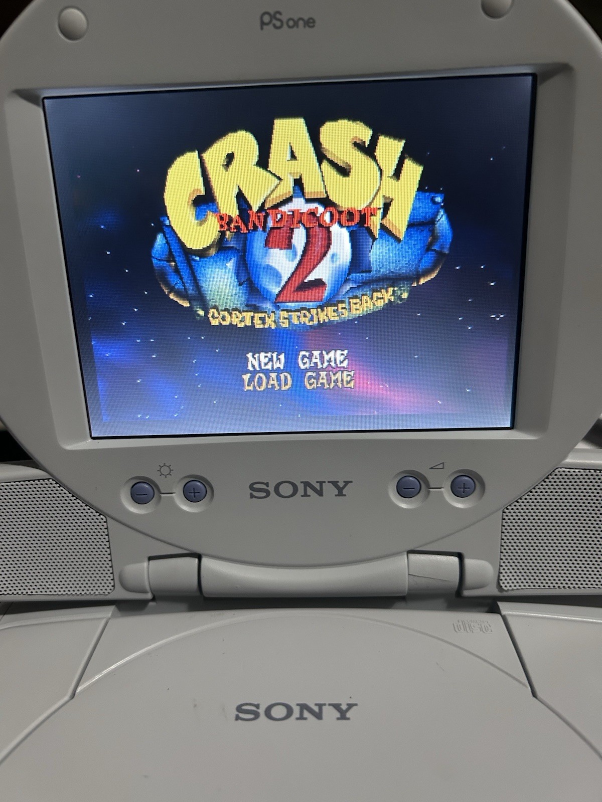 Sony PSone Console Bundle w/ LCD Screen Fully Tested! (Please Read Description)