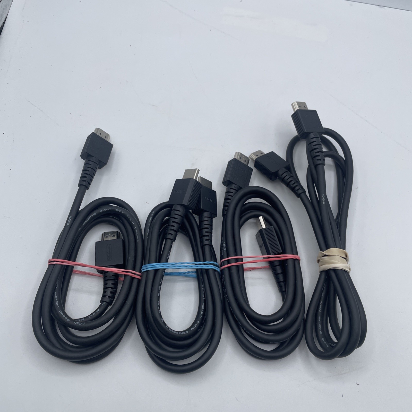 Original Nintendo Switch & Wii U HDMI Cable WUP-008 Black 5 FT OEM TESTED Lot4