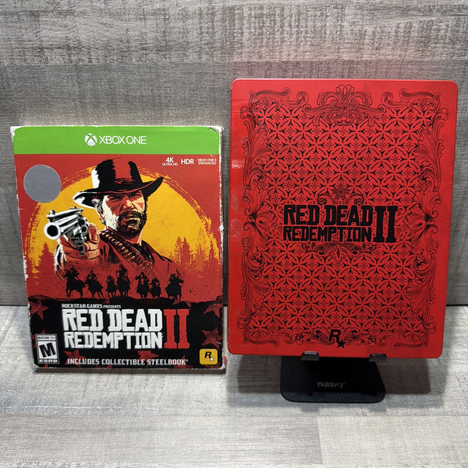 **READ** Red Dead Redemption 2 Steelbook Edition, Xbox One, Both Discs, No Map