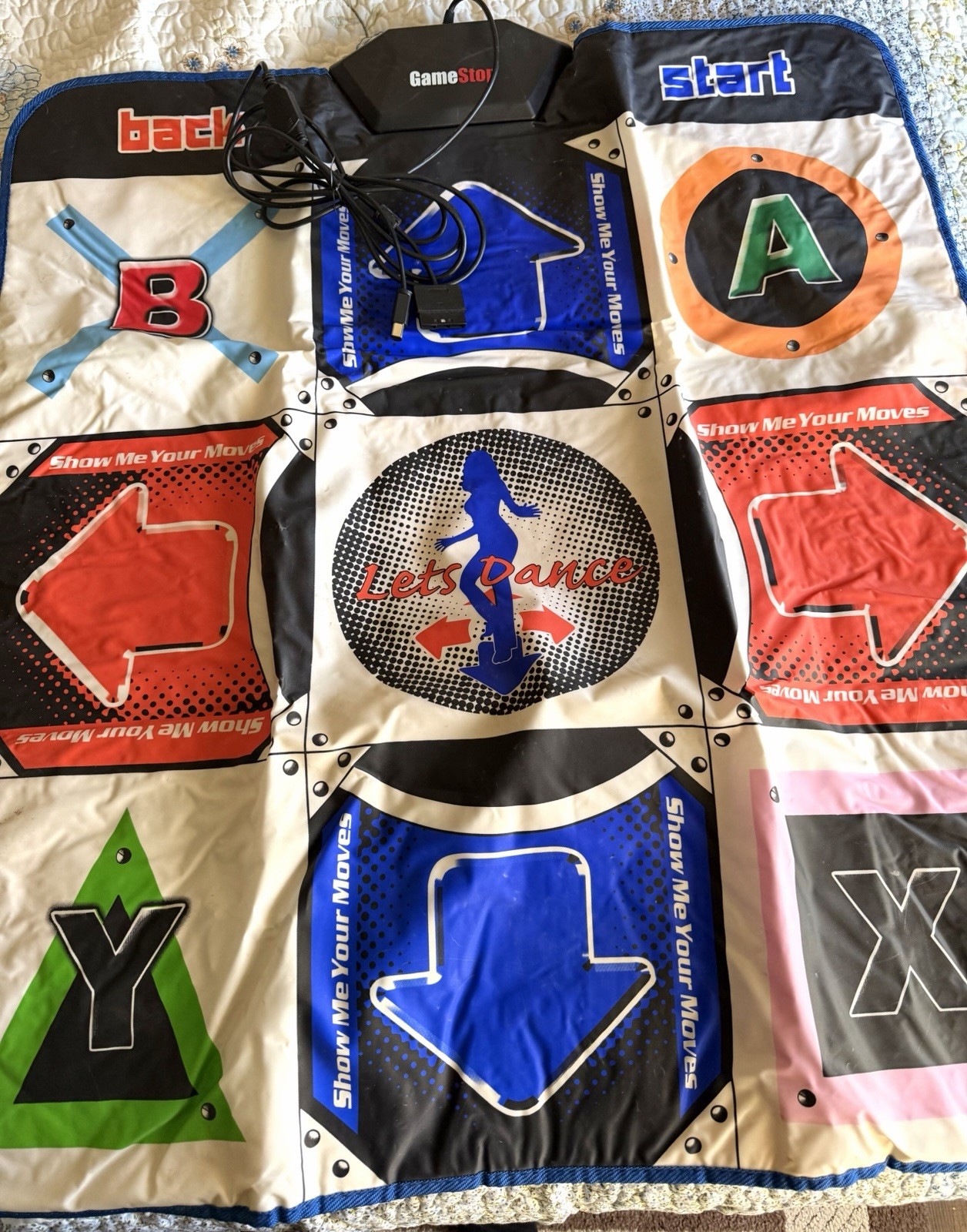 GameStop Dance Pad Mat PS2 DDR Revolution Lets Dance