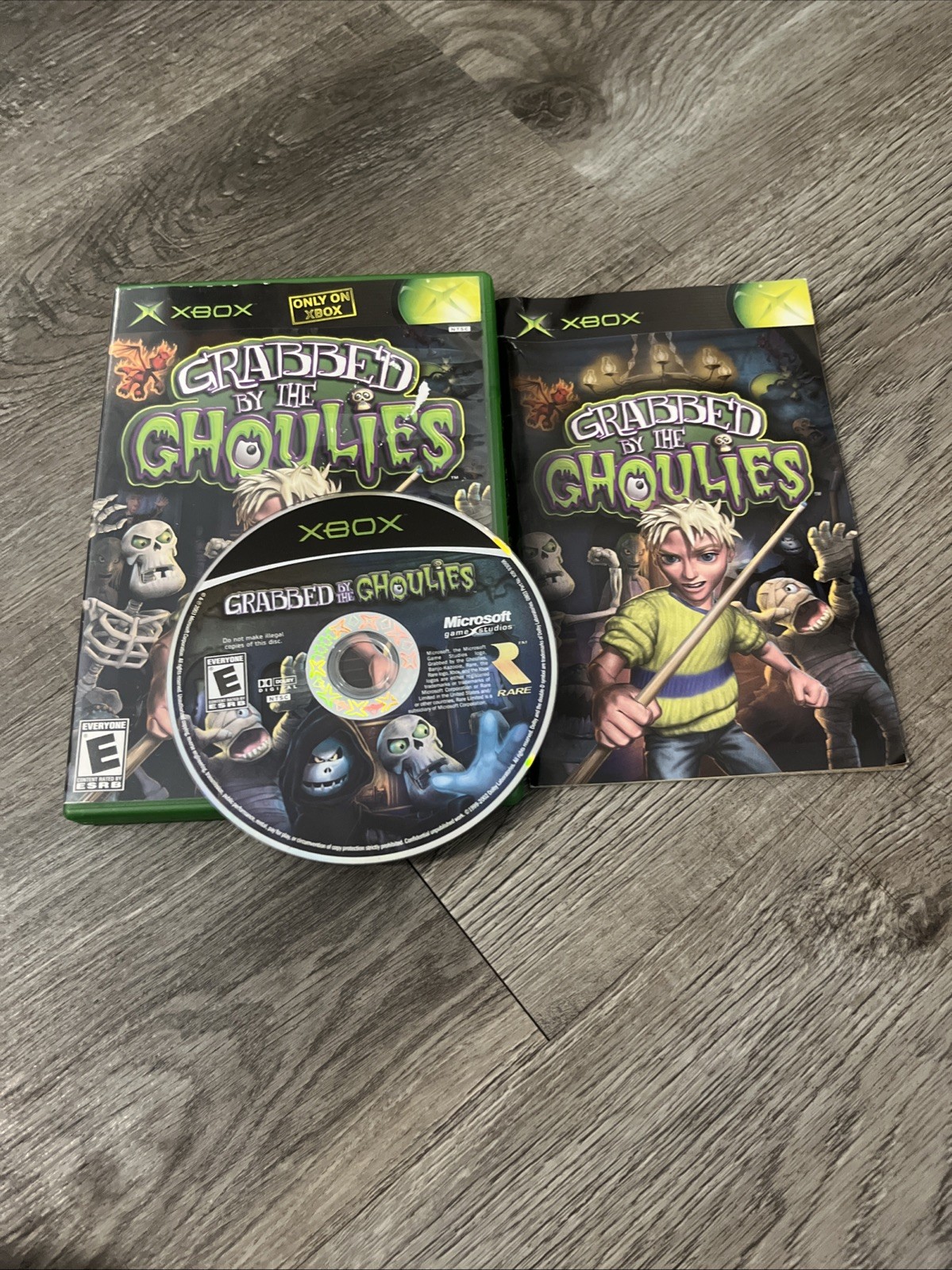 Grabbed by the Ghoulies (Microsoft Xbox, 2003) Pre/owned Normal Wear