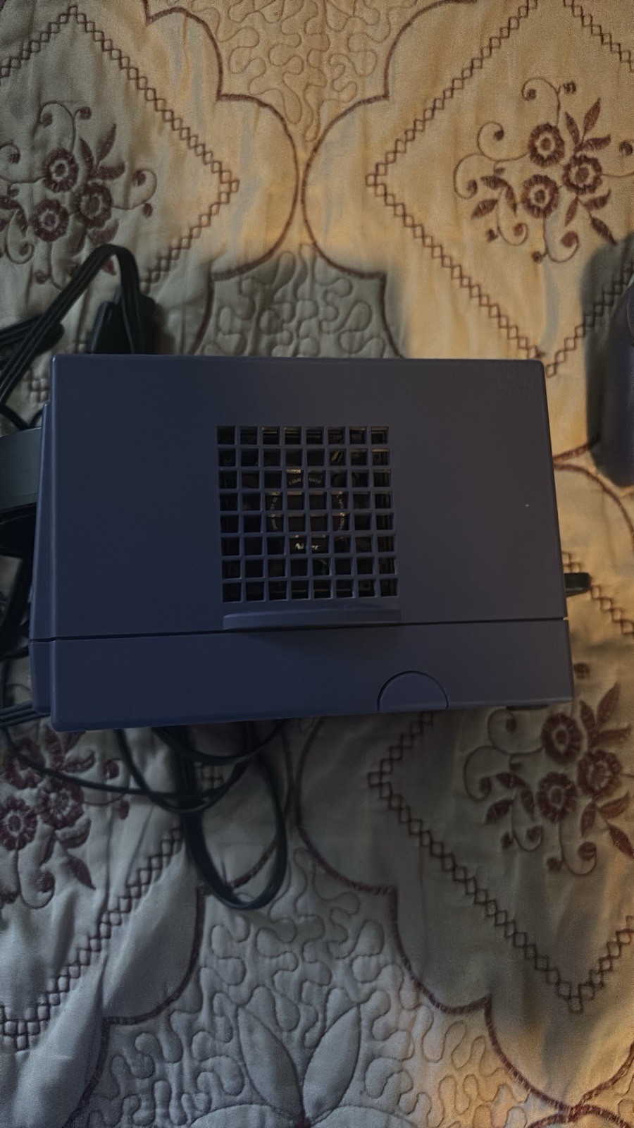 Nintendo GameCube DOL-001 Purple/Gray Console Bundle w/ Controller, Cables