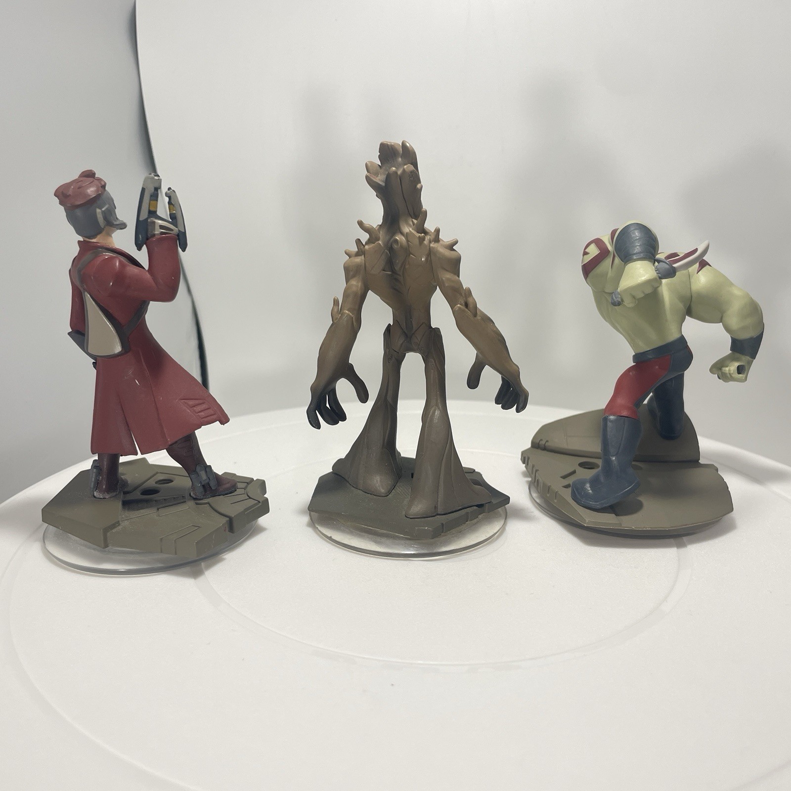 Disney Infinity 2.0 Marvel Figures & Power Discs Lot Hulk Groot Captain America