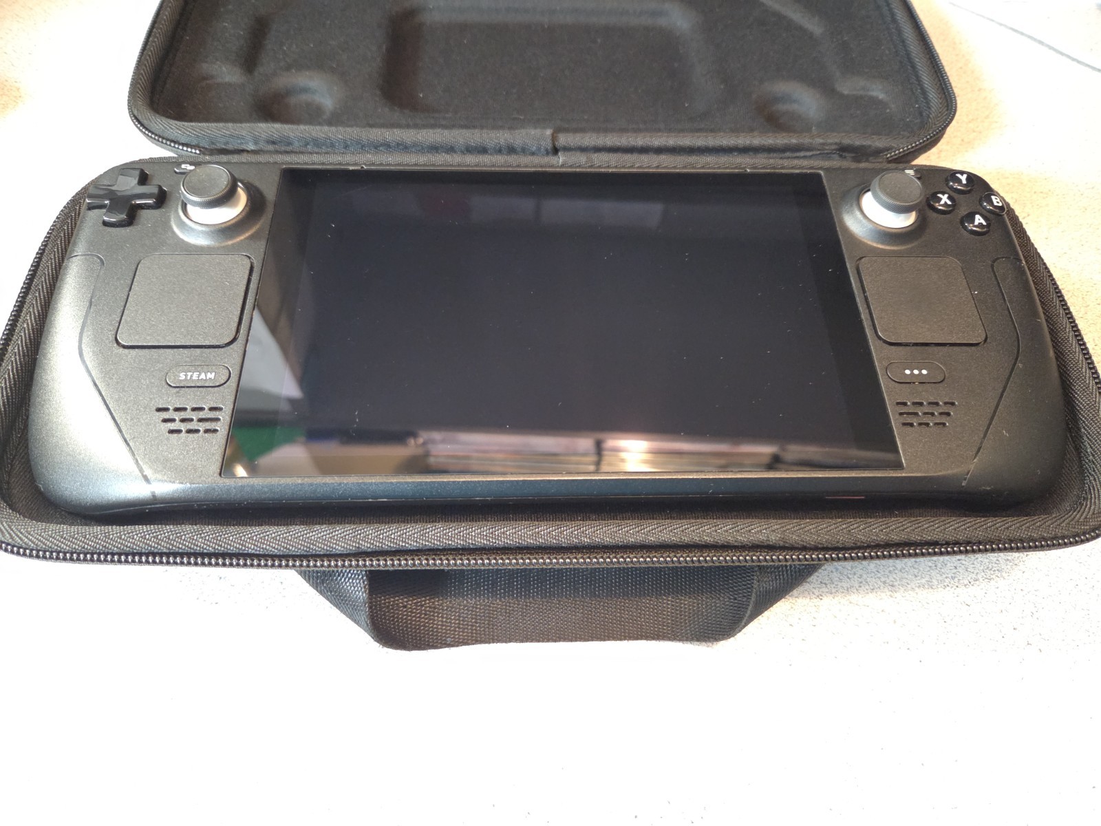 Valve 64GB LCD Steam Deck & an additional 64 GB microSD, Case, and a Charger