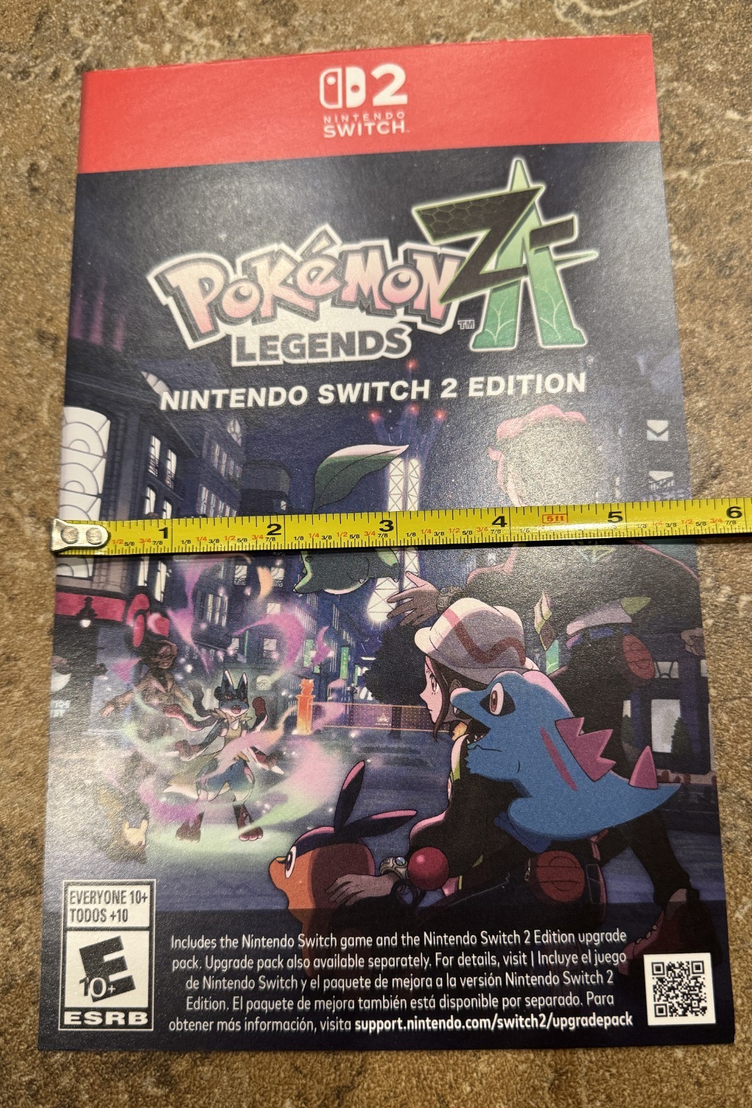 Pokémon Legends: Z-A Gamestop Mini Promo Poster 5.5″ x 9″
