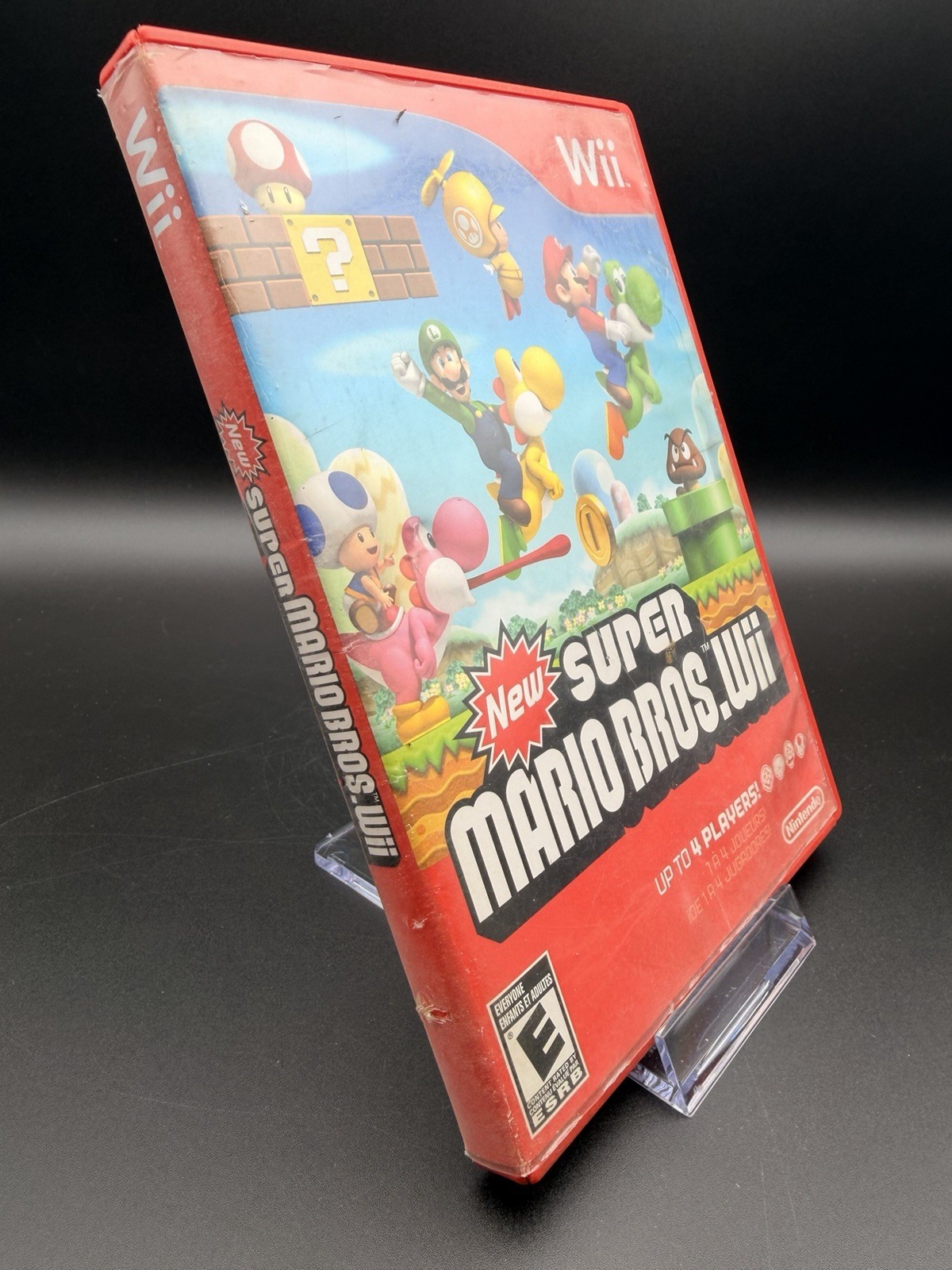 New Super Mario Bros. Wii (Nintendo Wii, 2009) Complete W/ Manual CIB Tested