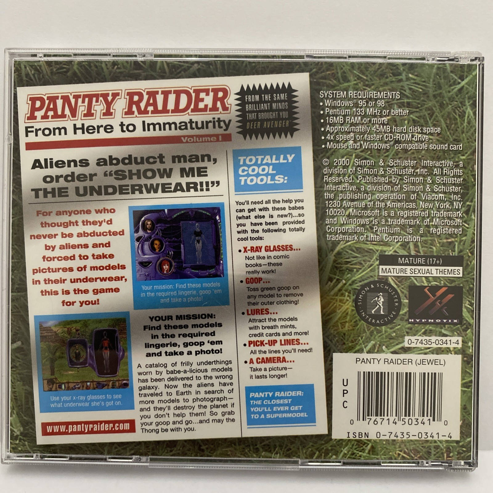 Vintage Panty Raider From Here To Immaturity (PC 2000) Very Rare Adult Game MINT