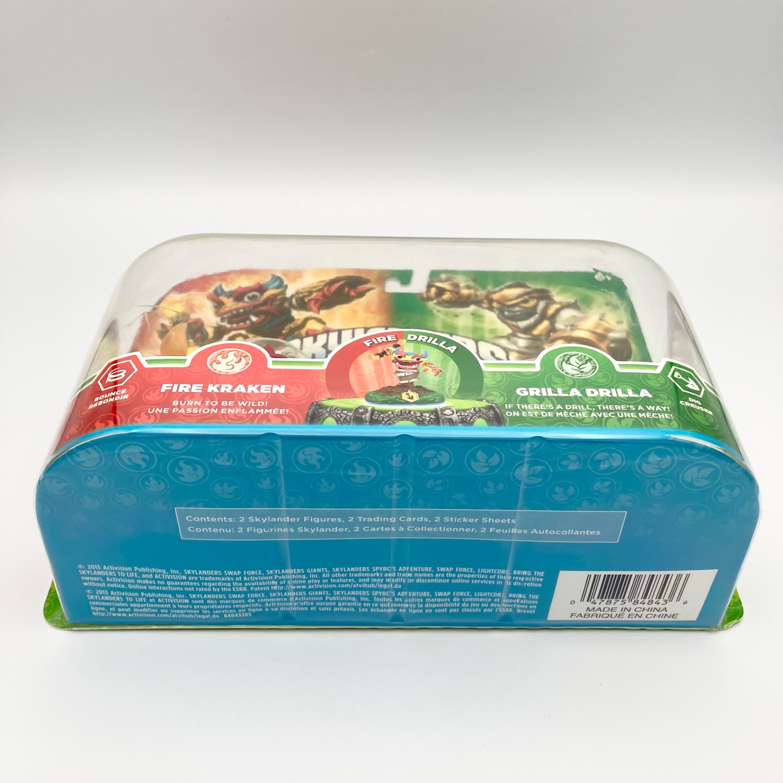 Skylanders Swap Force Fire Kraken Grilla Drilla Figures Combo Pack NEW SEALED