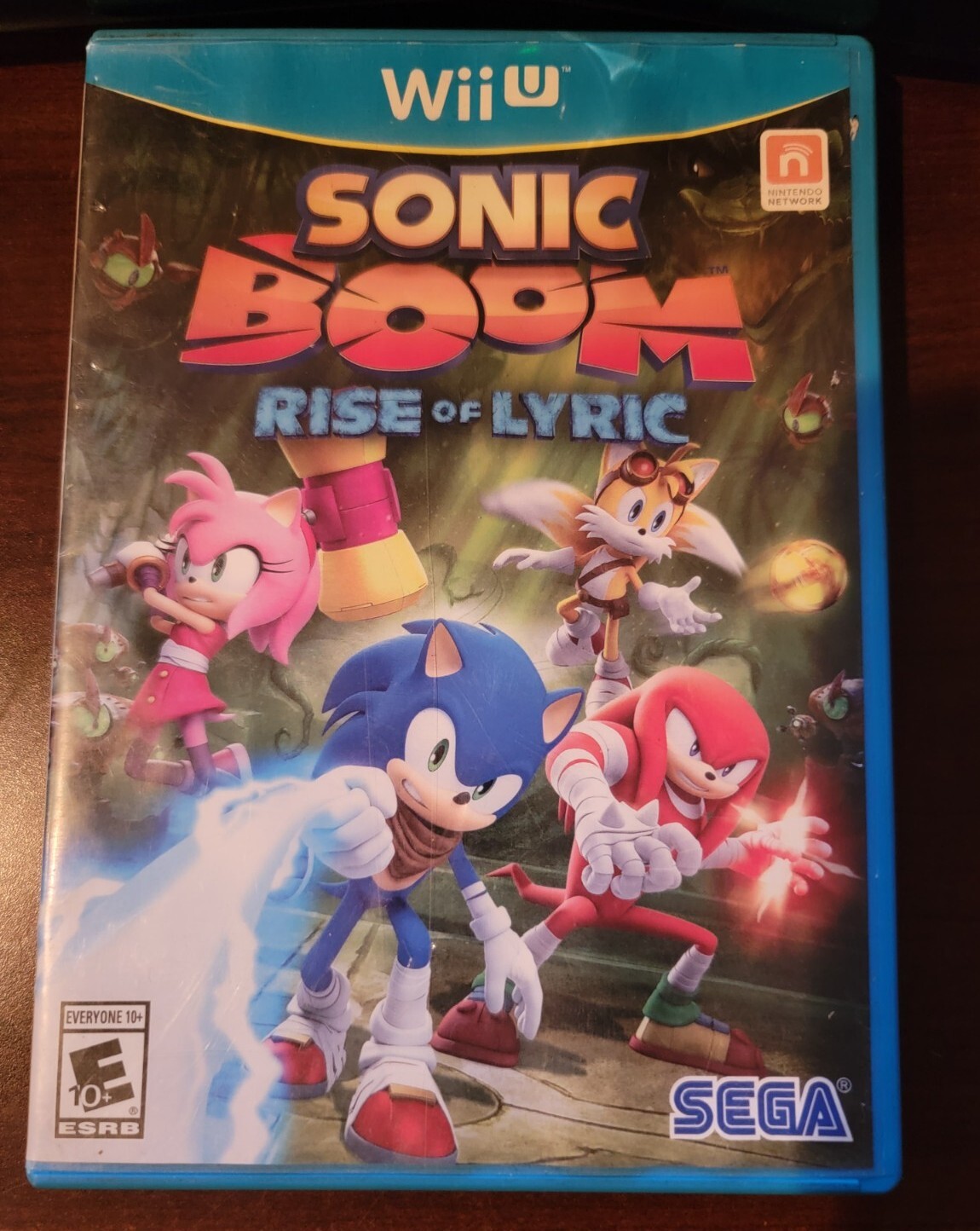 Sonic Boom: Rise of Lyric (Nintendo Wii U, 2014) Complete CIB