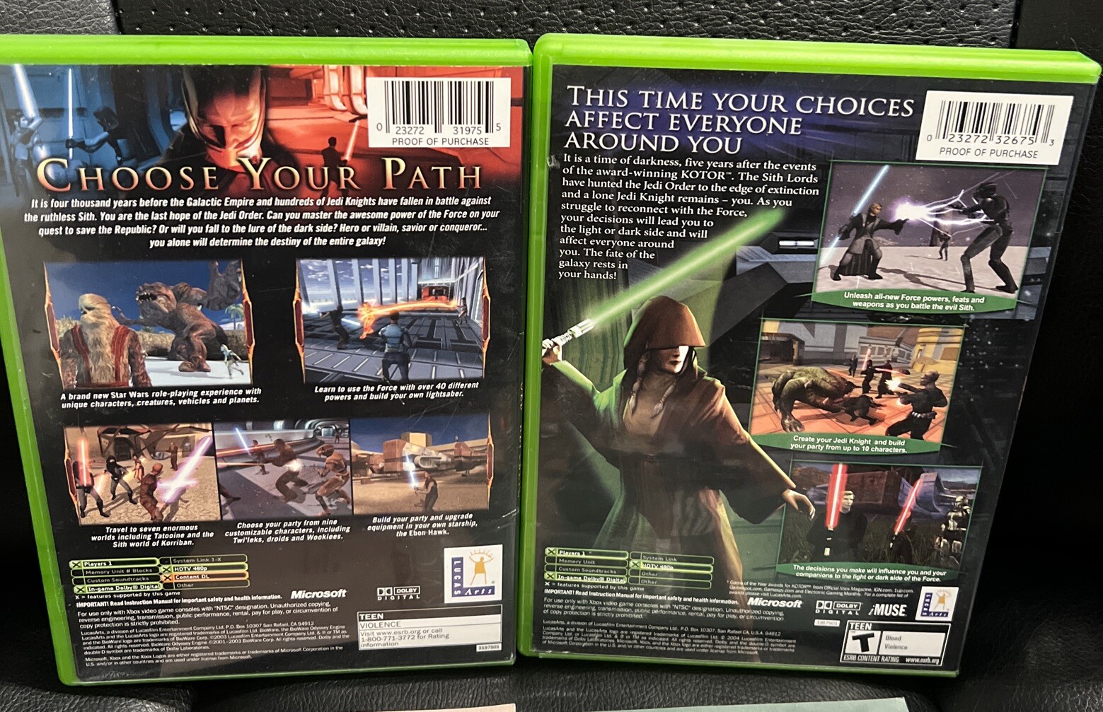XBOX / 360 ONE ✔ STAR WARS KOTOR 1 & II 2 KNIGHTS OF THE OLD REPUBLIC SHIPS FAST