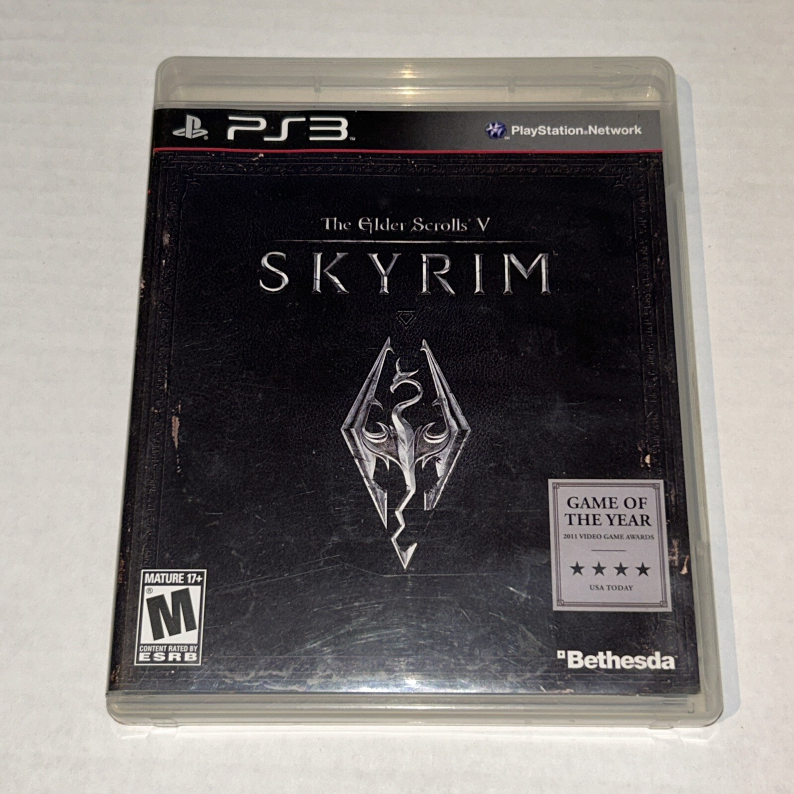 The Elder Scrolls V 5: Skyrim PlayStation 3 PS3 – Manual – No Map – Tested