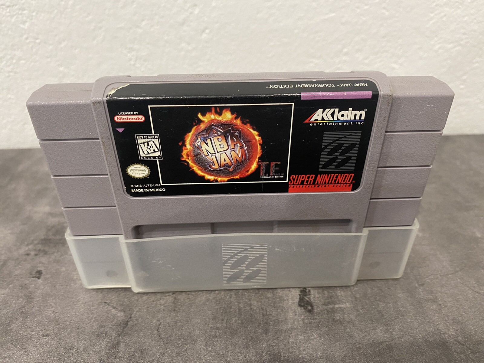 NBA Jam SNES Super Nintendo *NOT SURE IF IT WORKS*