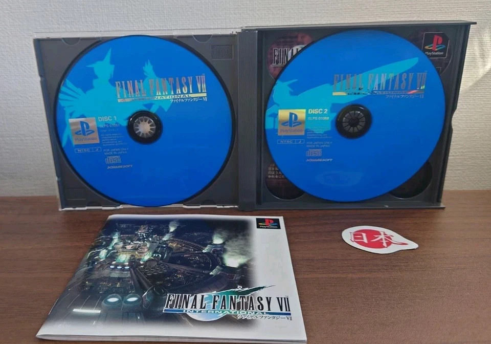 Final Fantasy 7 International + MANUAL VII FF7 PlayStation NTSC-J JAPAN SHIP