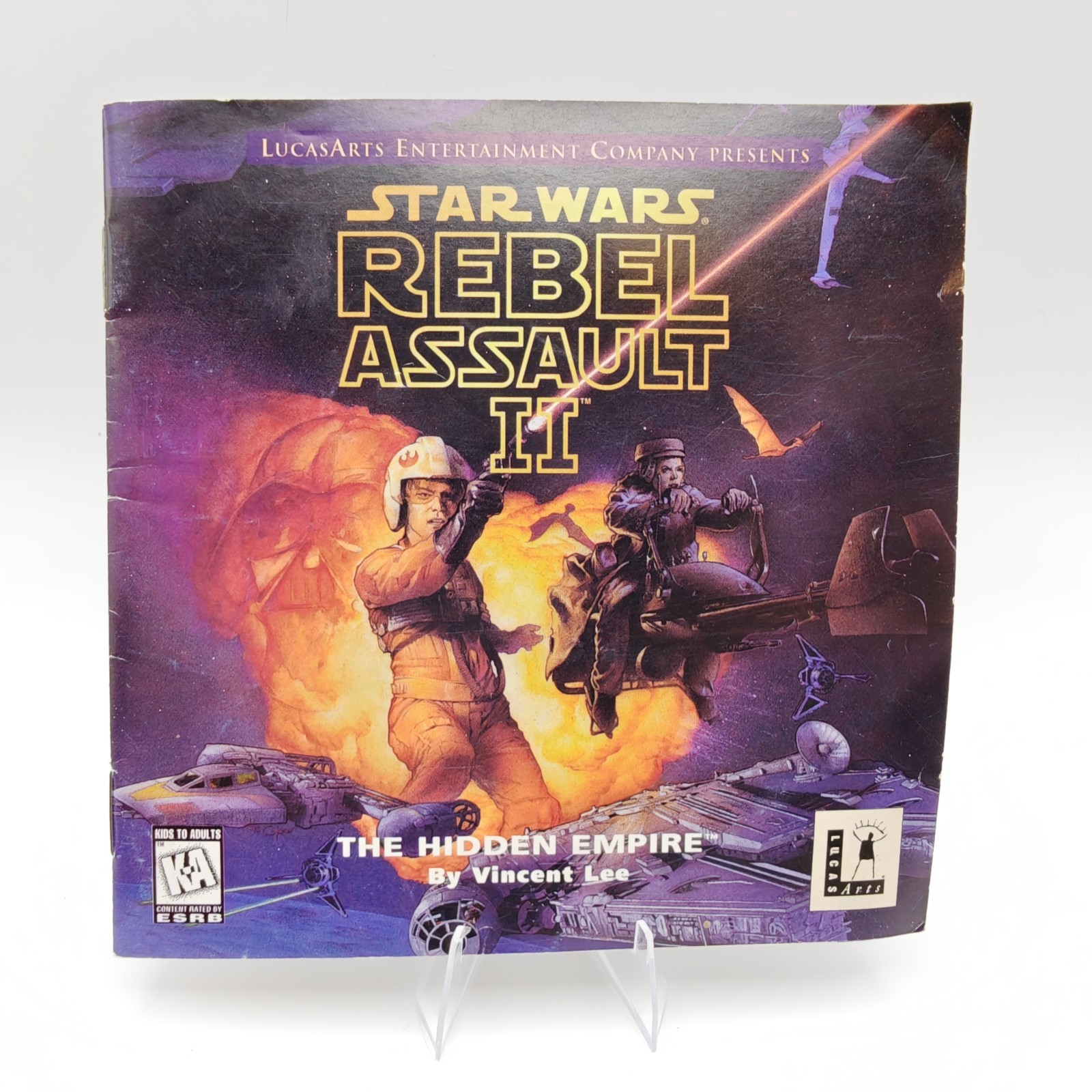 Star Wars Rebel Assault II Hidden Empire Player’s Guide Manual PC 1995 NO GAME