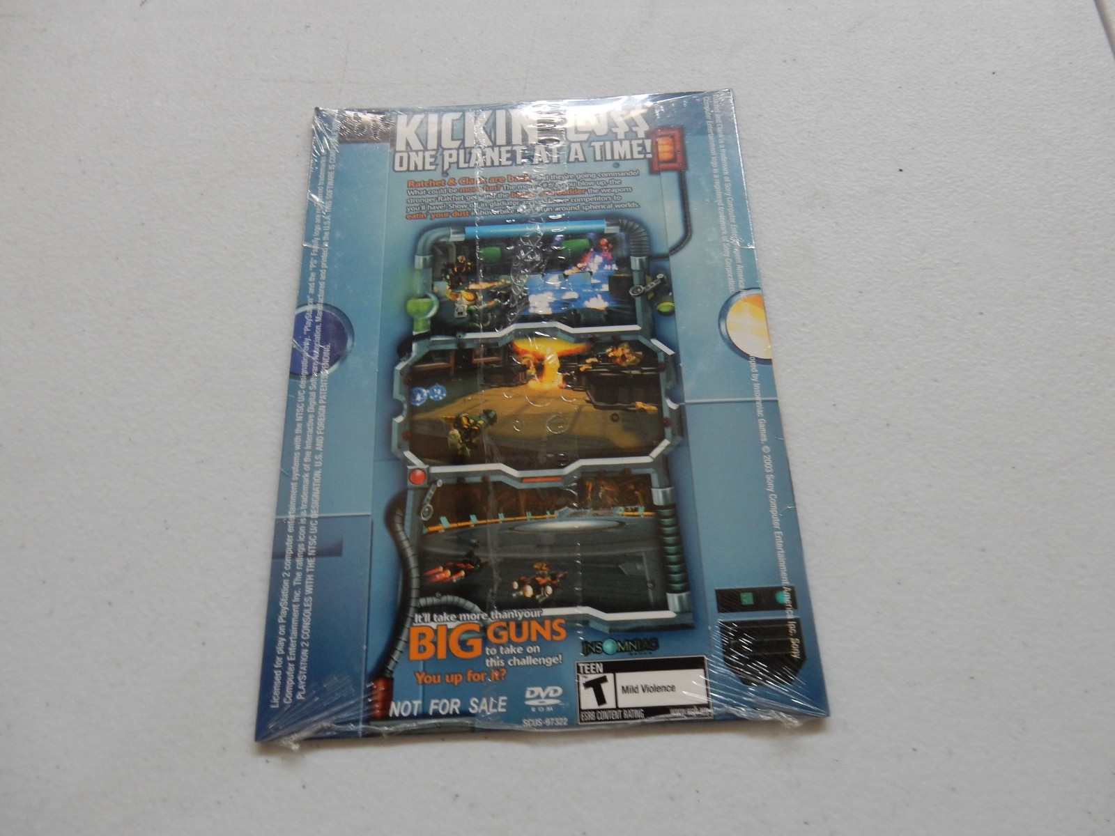 Ratchet & Clank: Going Commando Demo (Sony PlayStation 2, PS2) New, Sealed -Rare