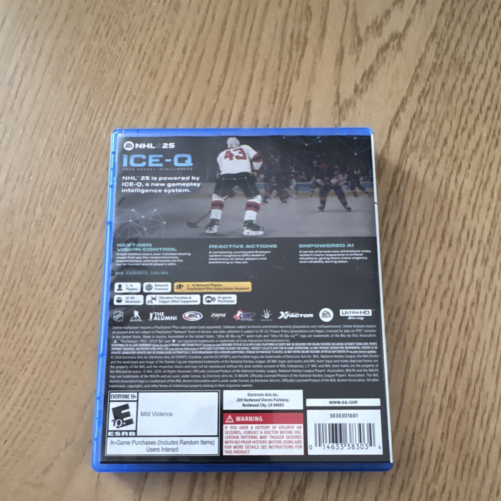 EA Sports NHL 25 Sony PlayStation 5 E10+ (Everyone 10+) NTSC-U/C 2024