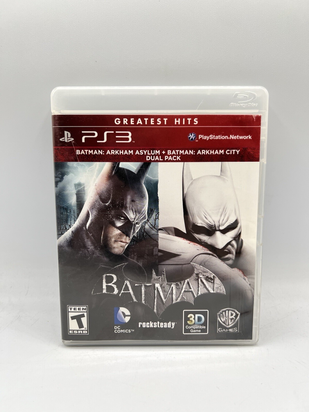 Batman Arkham Asylum & City Dual Pack PS3 PlayStation 3 Greatest Hits Complete