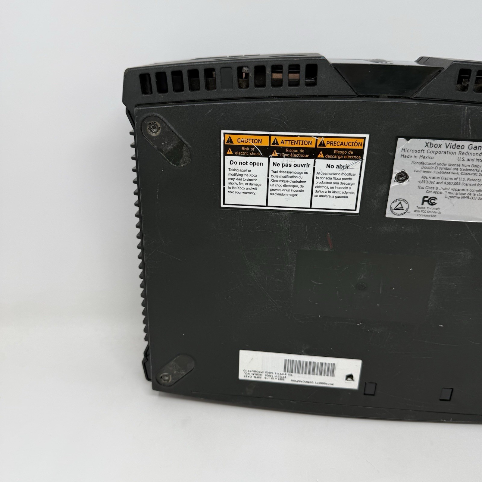 Microsoft Original Xbox Classic OG Console Only – For Parts Or Repair