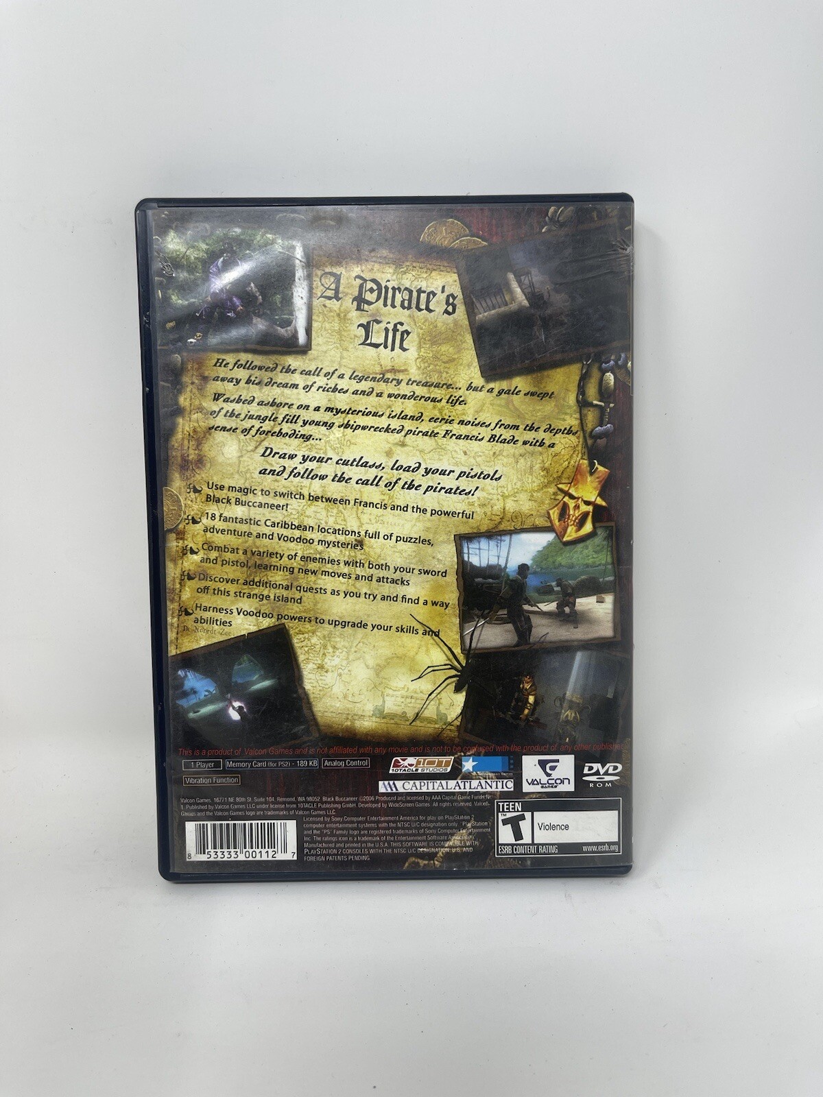Pirates: Legend of the Black Buccaneer (Sony PlayStation 2, 2006) CIB TESTED