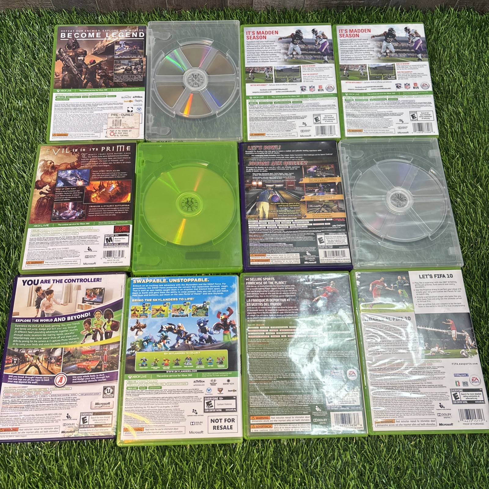 Lot of 12 Xbox 360 Games – Tested & Working – Mixed Titles, Sports, Action