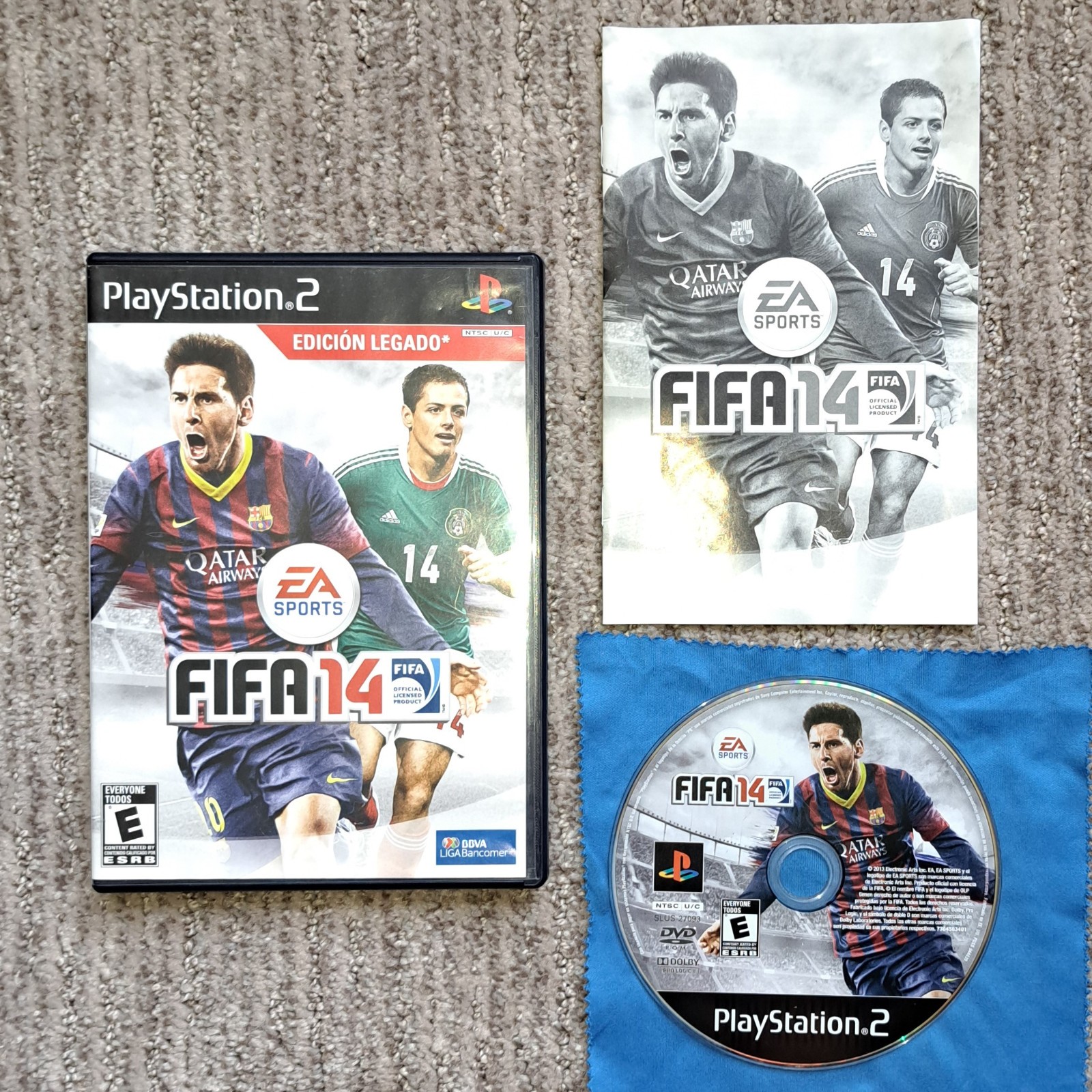 RARE FIFA Soccer 14 2014 Legacy Edition Sony PlayStation 2 PS2 Complete NTSC US⚽